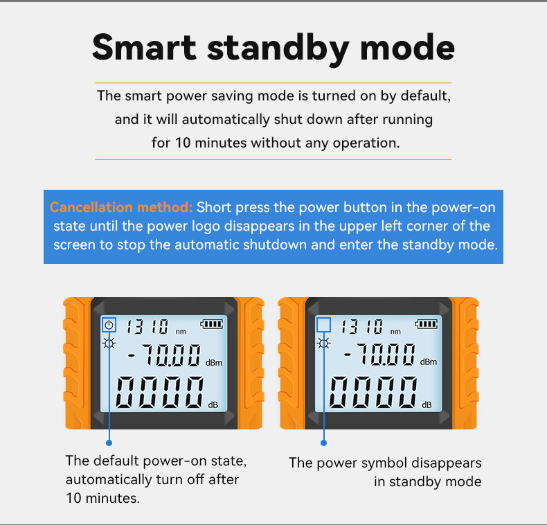 Optical Power Meter With VFL RJ45 Tester Mini Multifunction Machine