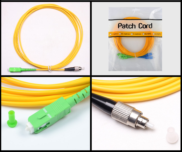 Fiber patch cord FC_UPC-SC_APC SM SX_4