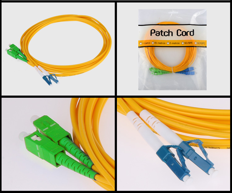 Fiber patch cord LC_UPC-SC_APC SM DX_4