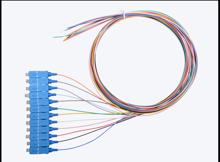 Fiber patch cord Pigtail 12 Core SC_UPC SM without jacket_3