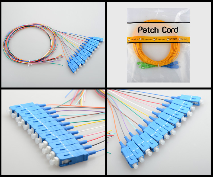 Fiber patch cord Pigtail 12 Core SC_UPC SM without jacket_4