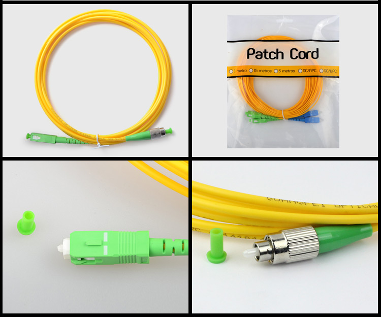 Fiber patch cord SC_APC-FC_APC SM SX_4